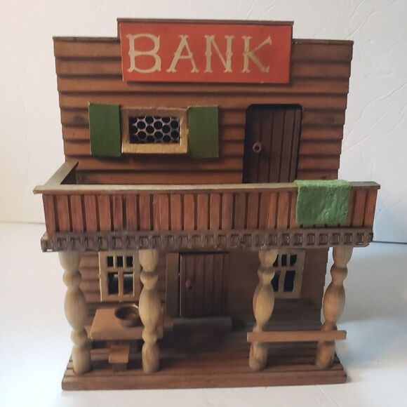 Decorative  Wood Bank - Picture 6 of 8